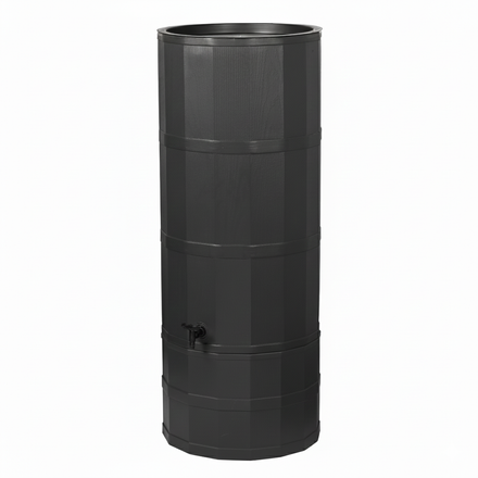 Strata 200 Litre Graphite Aqua Tower Water Butt Kit