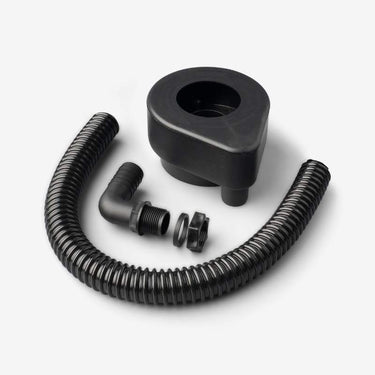 276 Litre Green Wall Tank with Rain Trap Downpipe Connector