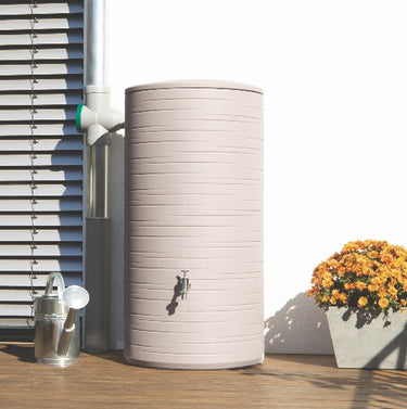 Novara 280 litre Taupe Water Butt