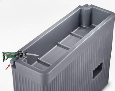 Rain Herb Bed 290 Litre Anthracite Tank with Planter