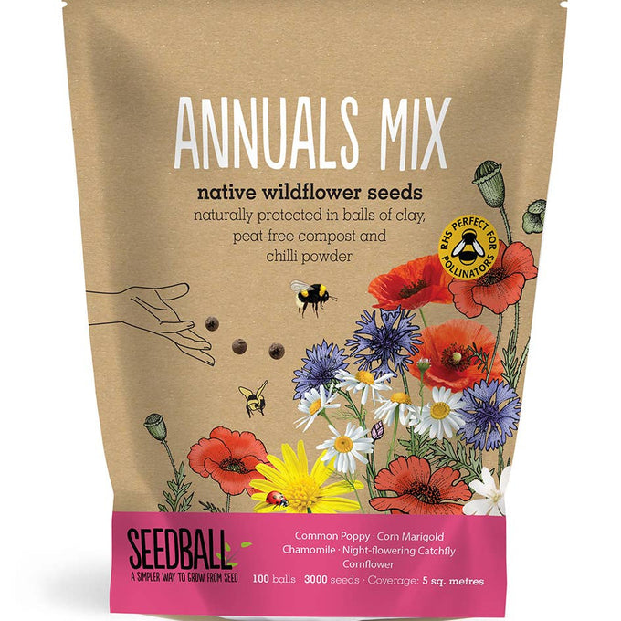 Seedball Wildflower Grab Bags - Annuals Mix