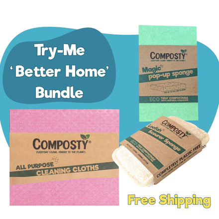 Composty Compostable Cleaning Try Me Bundle
