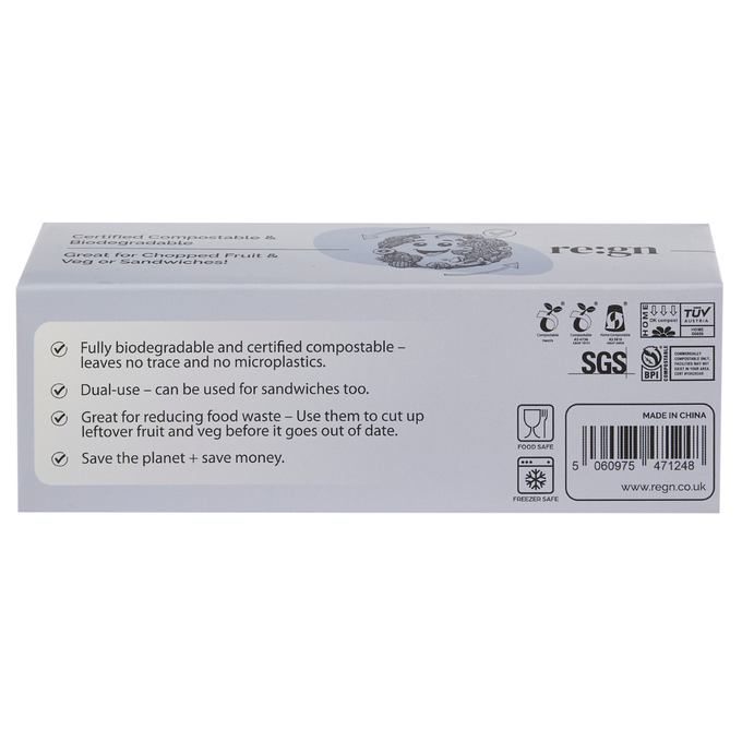 Compostable  6L Food & Freezer Bags - 25 bags