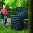 Eco-Master 450 Litre Black Compost Bin