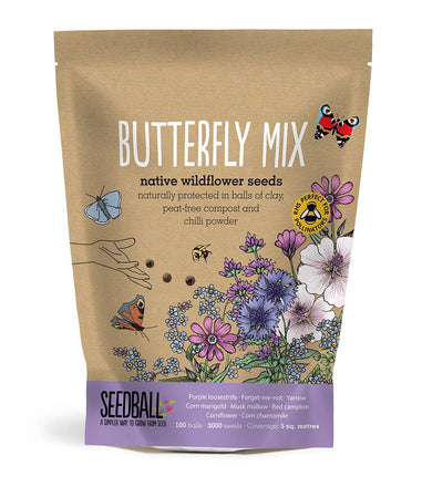 Seedball Wildflower Grab Bag - Butterfly Mix