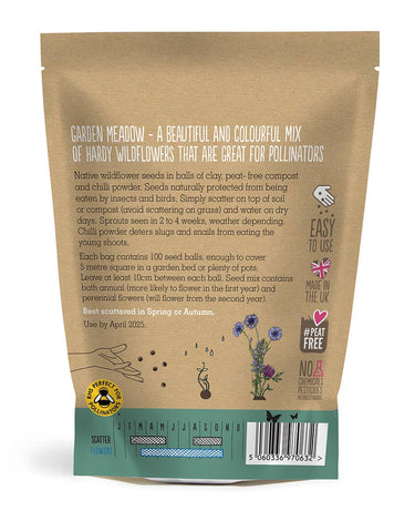 Seedball Wildflower Grab Bags - Garden Meadow Mix