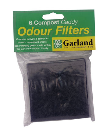 Pack of 6 Replacement Filters for Compost Caddies