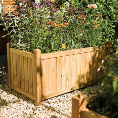 Rowlinson Rectangular Wooden Planter