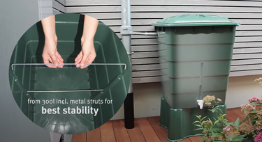 Graf Square 300 litre Water Butt Kit