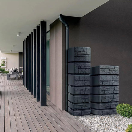 Tower Stone 500 litre Anthracite Water Tank