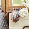 Sophie Conran Grey Ticking Gardening Gloves