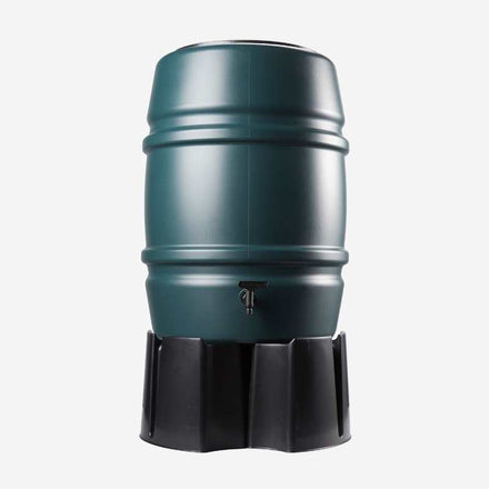 Harcostar 168 Litre Green Water Butt Kit studio shot | EvenGreener