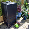 HotBin Mini 100 Litre Compost Bin and Plinth Bundle in situ