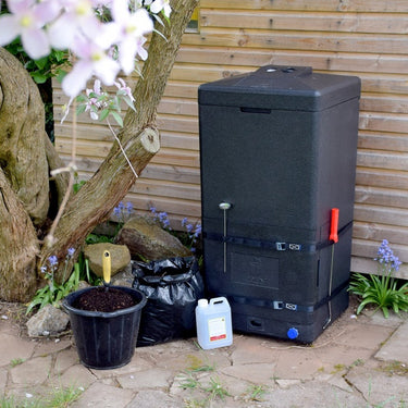 HotBin Mk 2 200 Litre Compost Bin in situ