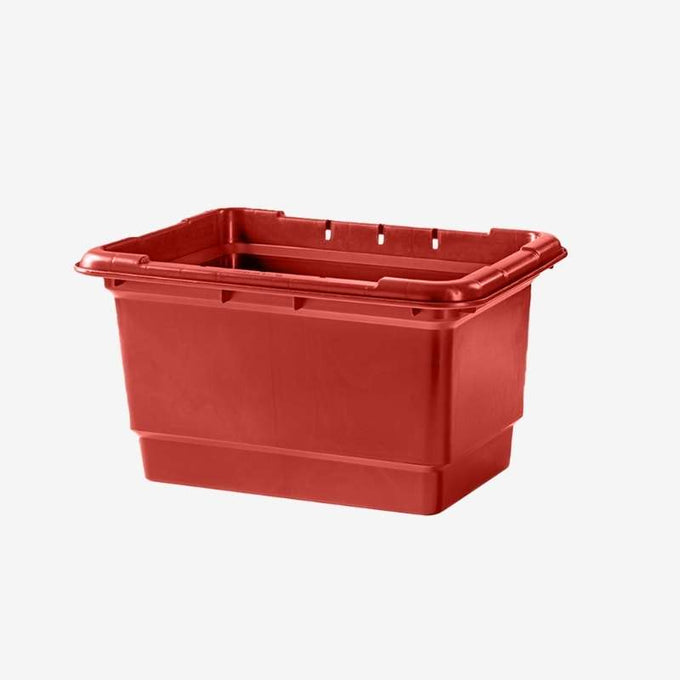 Straight 55 Litre Red Kerbside Box