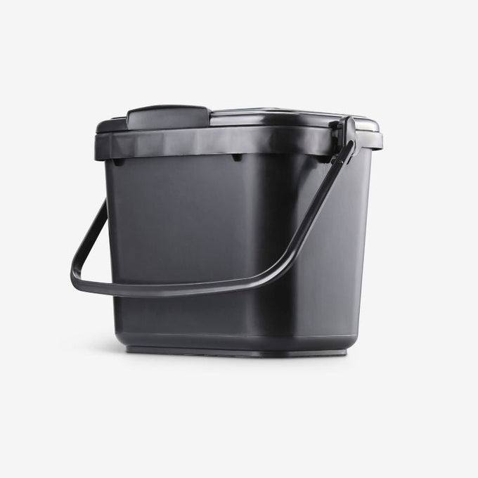 Straight 5 Litre Black Kitchen Caddy