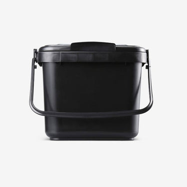 Straight 5 Litre Black Kitchen Caddy studio shot