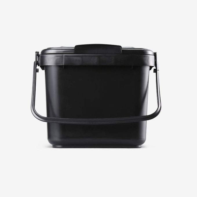 Straight 5 Litre Black Kitchen Caddy