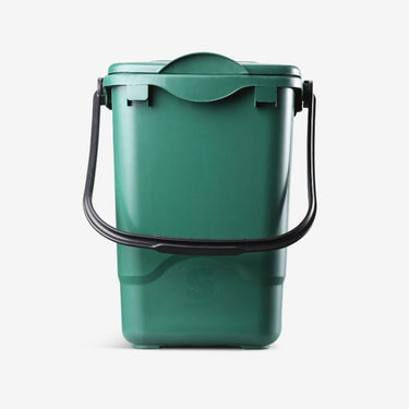 Straight 23 Litre Green Composting Caddy studio shot