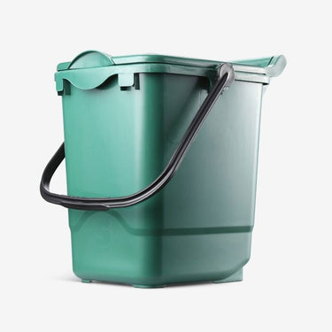 Straight 23 Litre Green Composting Caddy studio shot