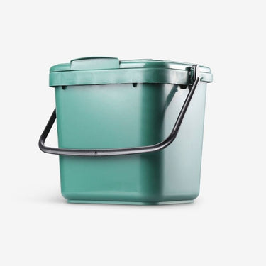 Straight 7 Litre Green Kitchen Caddy | Studio Shot