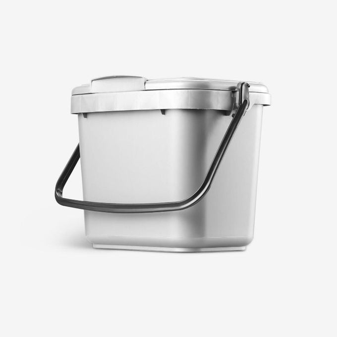Straight 5 Litre Silver Kitchen Caddy