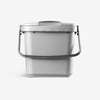 Straight 7 Litre Silver Kitchen Caddy | Studio Shot